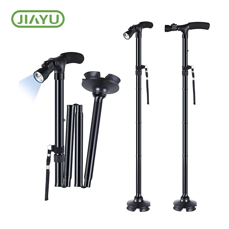 Walking Cane i aluminium med LED-lys