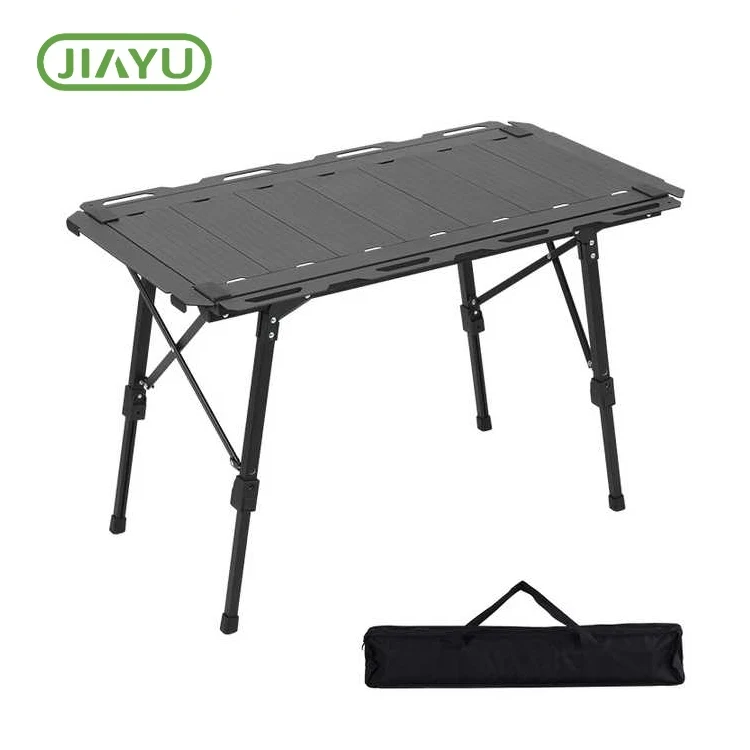 Sammenleggbar aluminiumjerns utendørs campingbord