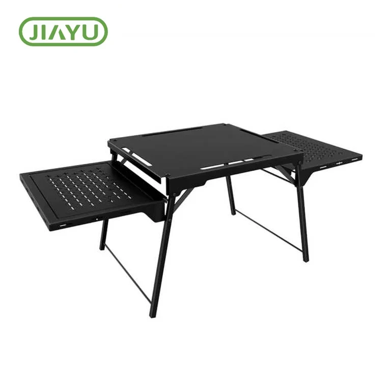 Bærbar folding av aluminiumsjerns campingbord