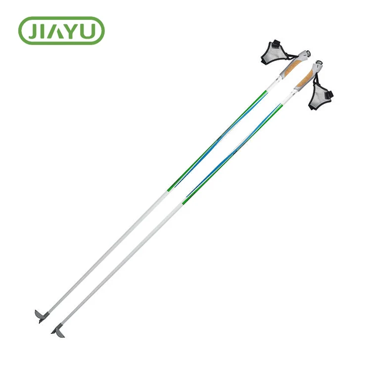 Ski -stolper snøfjell